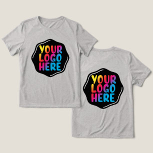 Custom Logo Promotional Shirt   Business Staff Tee