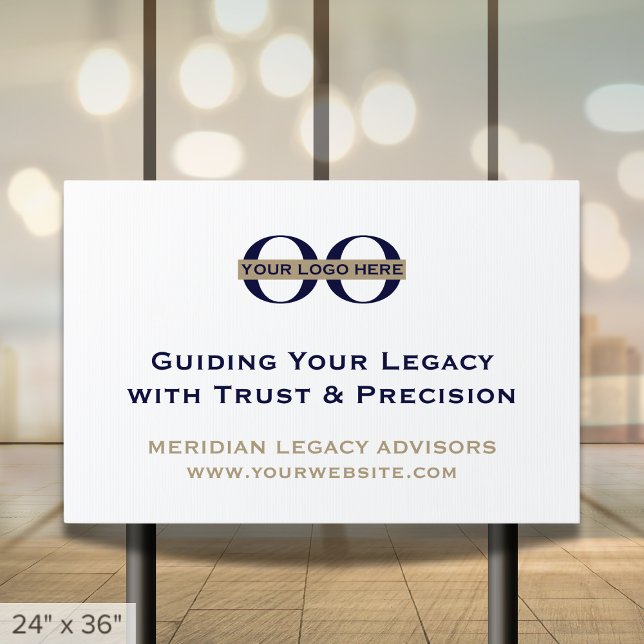 Custom Logo Promotional Sign (Creator Uploaded)