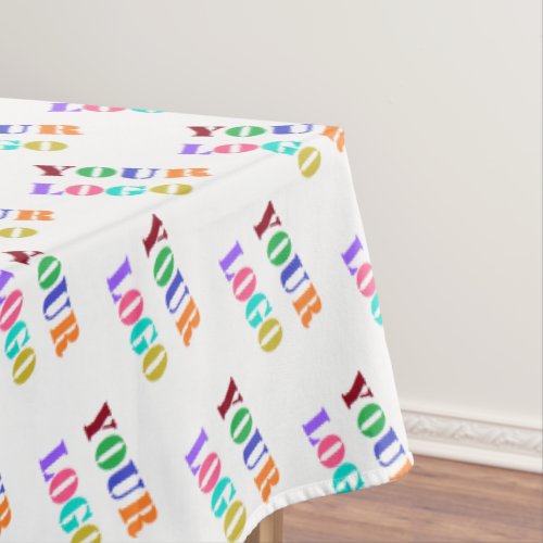 Custom Logo Promotional Tablecloth _ Your Colors