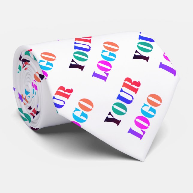 Custom Logo Promotional Your Business Personalized Neck Tie (Rolled)