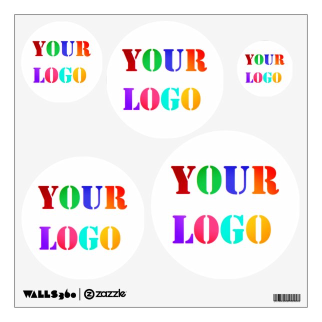 Custom Logo Promotional Your Business Personalized Wall Decal (Front)