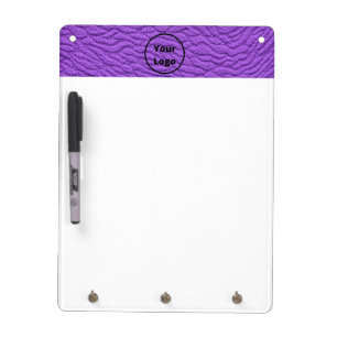 Custom logo purple carpet print dry erase board