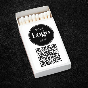 Custom Logo QR Code Alternative Business Card Matchboxes