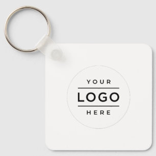 Custom Logo & QR Code Business Keychain