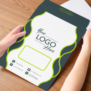 Custom Logo QR Code Large Promotional Business Envelope Mailers