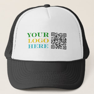Custom Logo & QR Code Marketing Trucker Hat