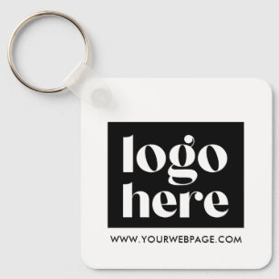 Custom Logo QR Code Promotional Keychain