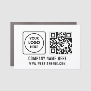 Custom Logo QR Code Vehicle Advertising Design Car Magnet