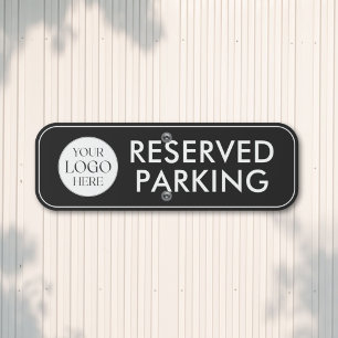 Custom Logo Reserved Parking Simple Outdoor Metal Sign