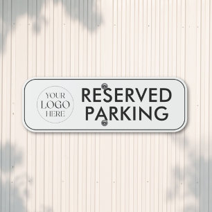 Custom Logo Reserved Parking Simple Outdoor Metal Sign