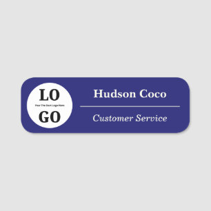 Custom Logo Resort Employee Magnetic  Name Tag
