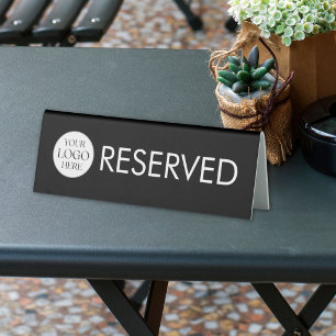 Custom Logo Restaurant Cafe Reserved Table Tent