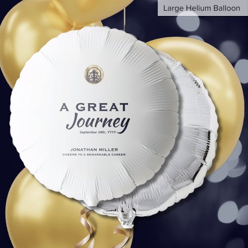 Custom Logo Retirement Party Helium Balloon