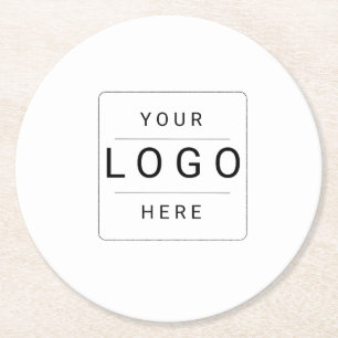 Custom Logo Round Paper Coaster