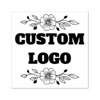 Large Personalized Homemade Logo Custom Rubber Stamp