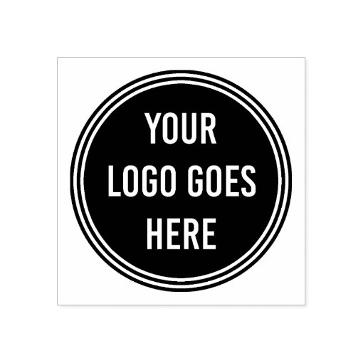 Custom Logo Rubber Stamp | Zazzle