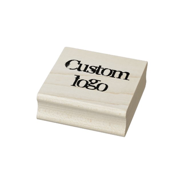 Custom logo rubber stamp, brand your business, stamp (Stamp)