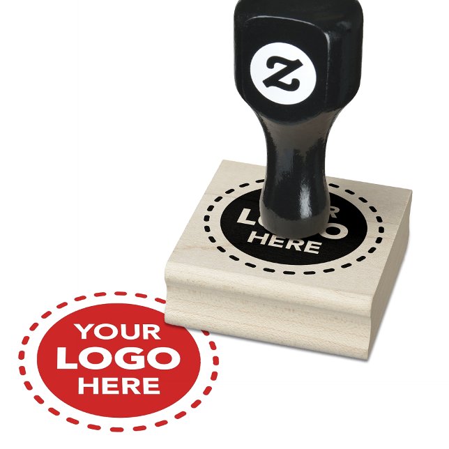 Custom Logo Rubber Stamp for Brand Promotion (Creator Uploaded)