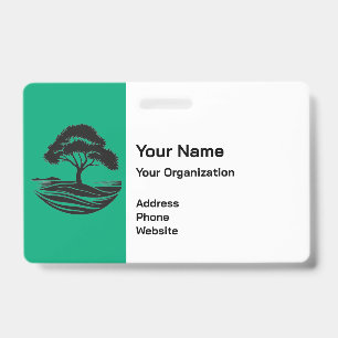 Custom Logo Security Badge – Professional