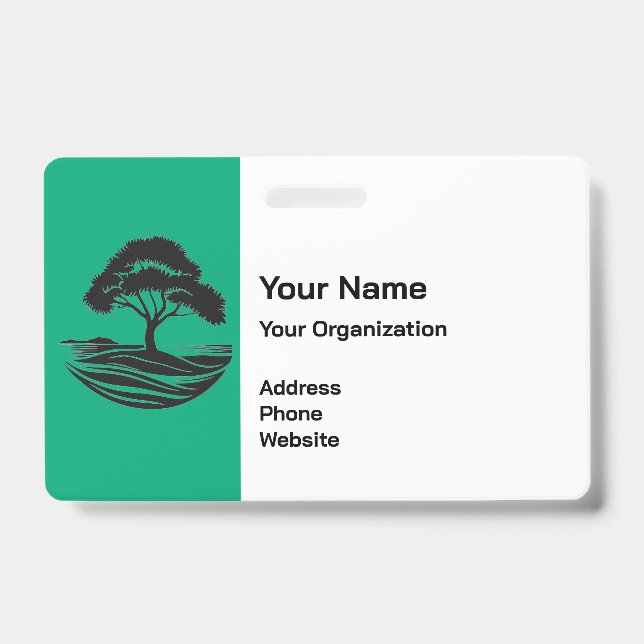 Custom Logo Security Badge – Professional (Front)