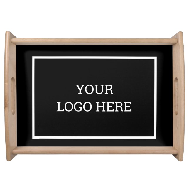 Custom Logo  Serving Tray (Front)