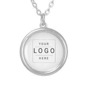 Custom Logo Silver Plated Necklace