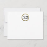Custom Logo Simple Note Card
