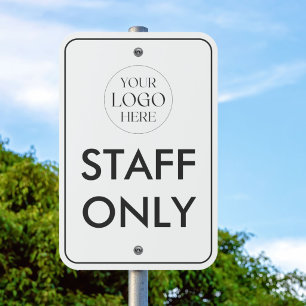 Custom Logo Simple Reserved Parking Outdoors Metal Sign