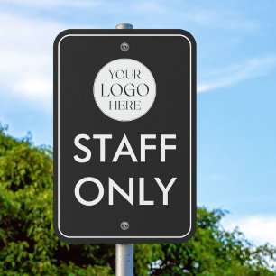 Custom Logo Simple Reserved Parking Outdoors Metal Sign