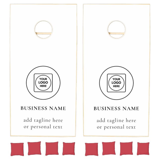 Custom Logo Slogan Business Promo Cornhole Set (Set)