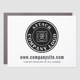 Custom Logo & Slogan Magnet for Company Cars