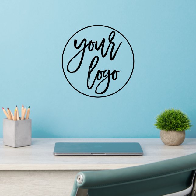 Custom Logo Small Business Any Image Wall Decal (Home Office 2)