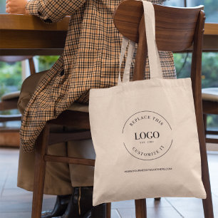 Custom Logo Small Business Branding Promotional Tote Bag