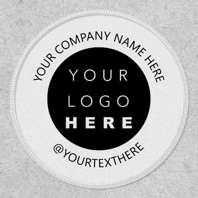 Custom Logo Small Business Office Branding Patch (Front)