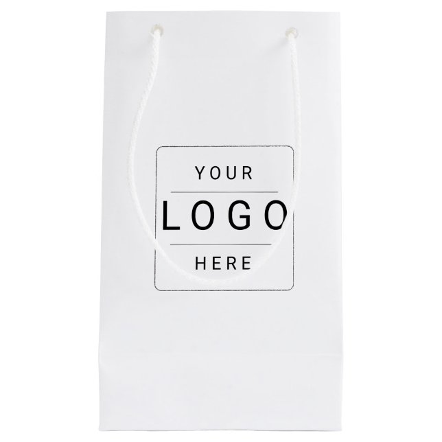 Custom Logo Small Gift Bag (Front)