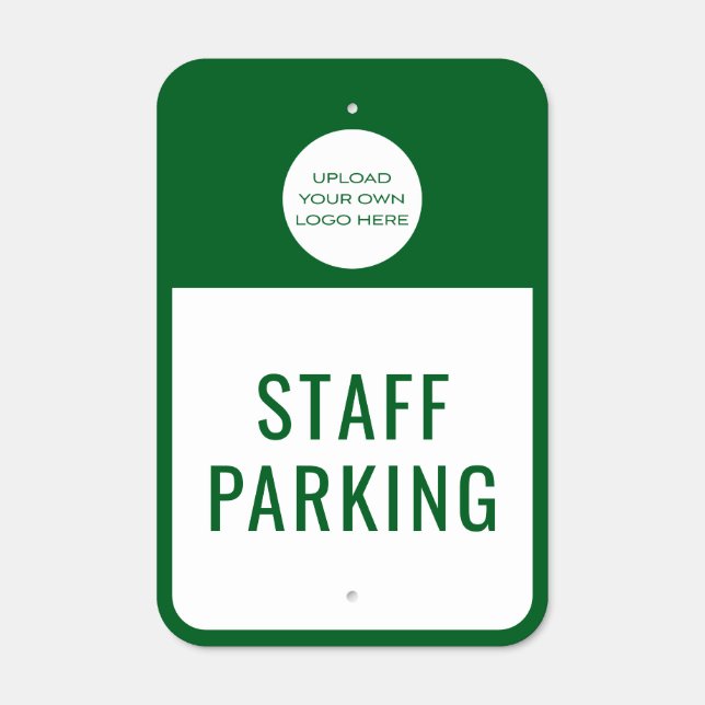 Custom Logo Staff Parking Guest Parking Metal Sign (Front)