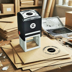Custom Logo Stamp for Paper (Business Name Seal)