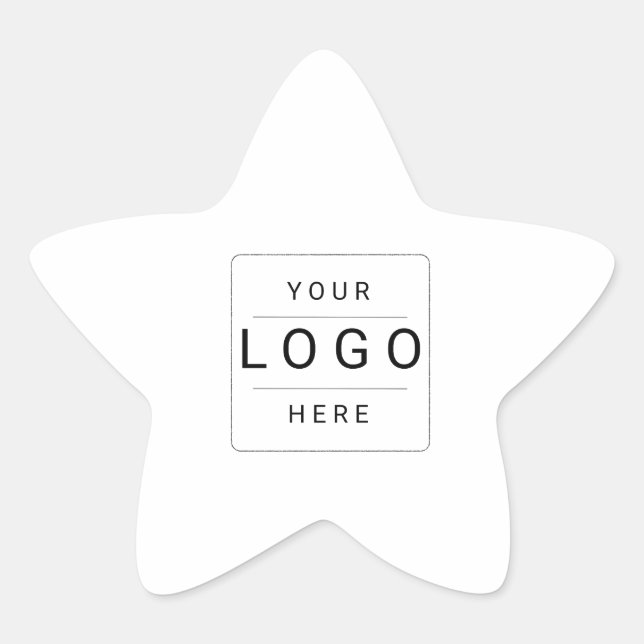 Custom Logo Star Sticker (Front)