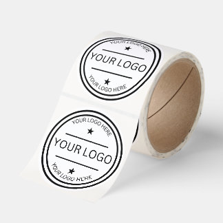 Custom Logo Stickers Bulk Roll Labels Your Design