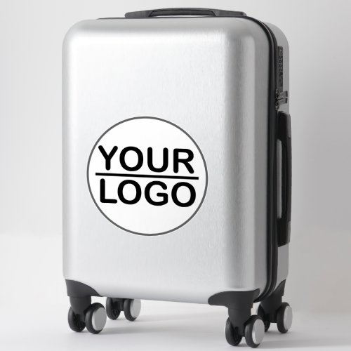 Custom logo suitcase business sticker