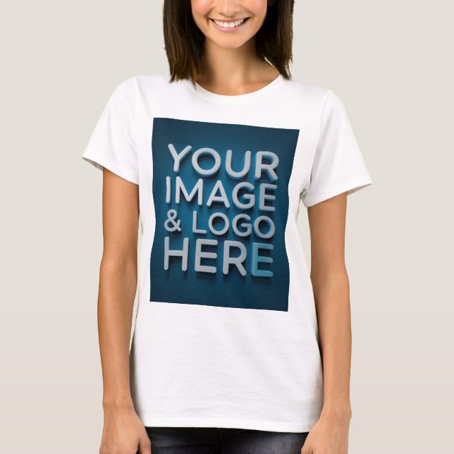 Custom Logo T-Shirt - Personalized Design (Front)