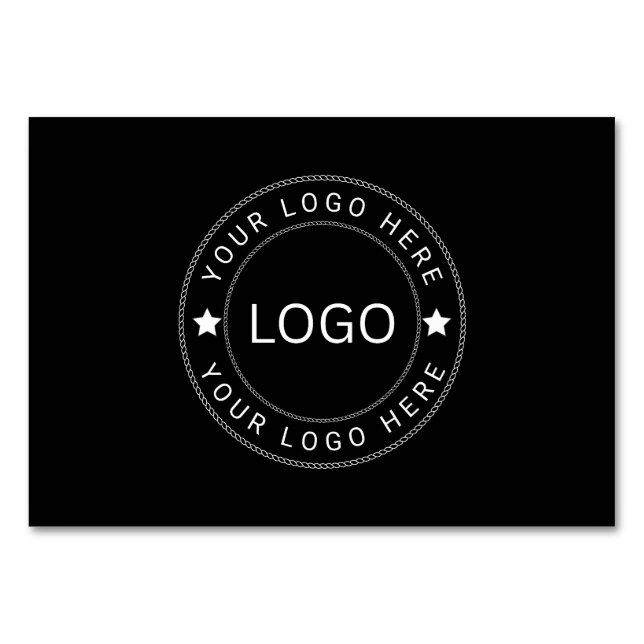 Custom Logo Table Number (Front)