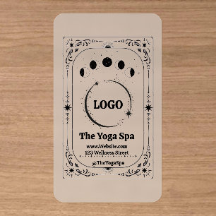 Custom Logo Tarot Yoga Spa Business Promotional Clear Business Cards