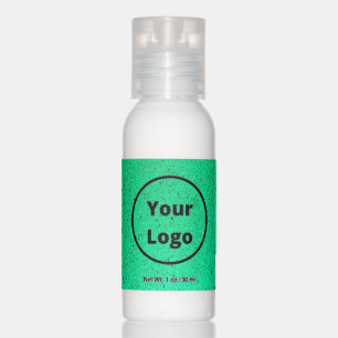 Custom logo teal rough surface print hand lotion