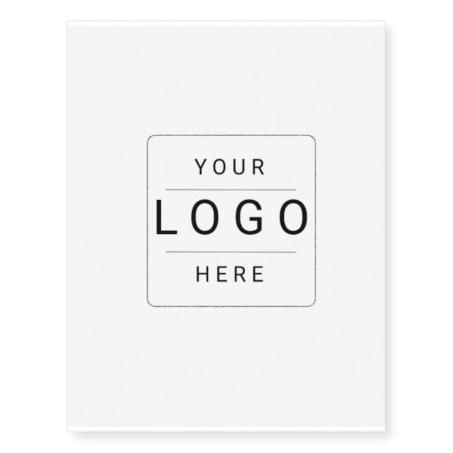 Custom Logo Temporary Tattoos (Front)