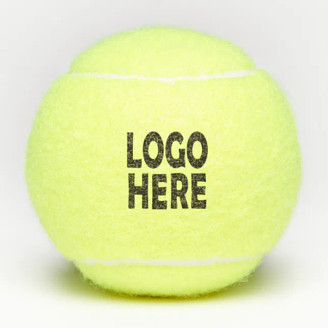 Custom logo tennis balls Zazzle