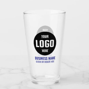 Custom Logo & Text 16oz Personalized Beer Glass