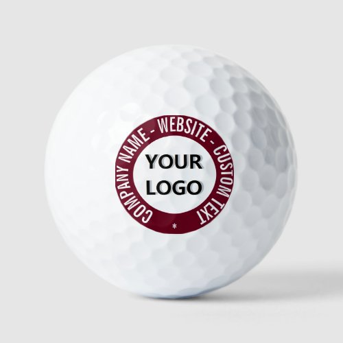 Custom Logo Text and Color Professional Golf Balls