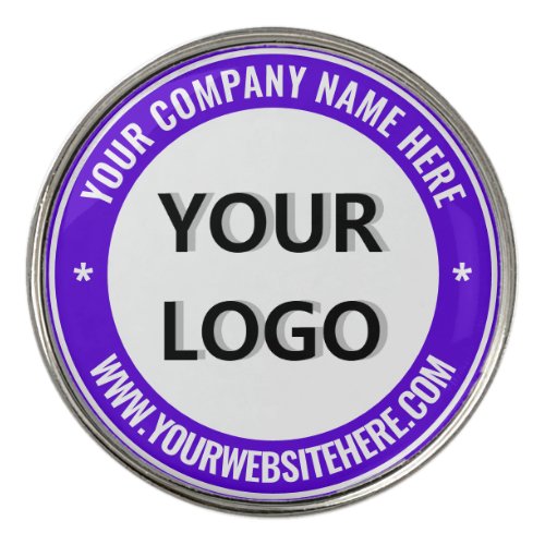 Custom Logo Text and Color Promo Golf Ball Marker
