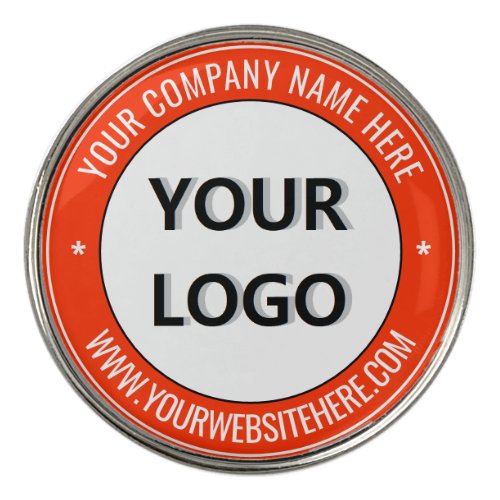 Custom Logo Text and Colors Golf Ball Marker Gift